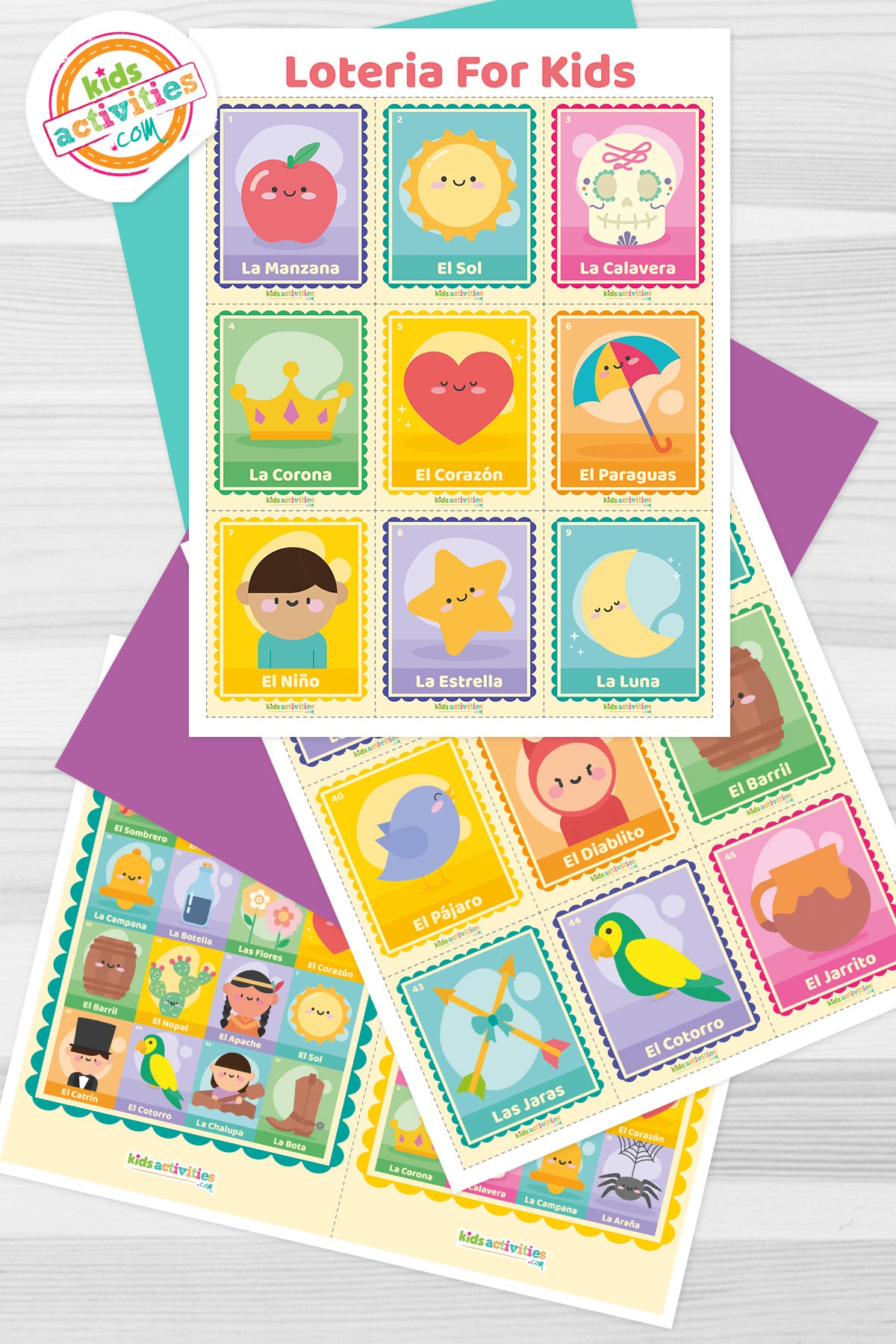 card games: play lotería {spanish game} | kids activities blog